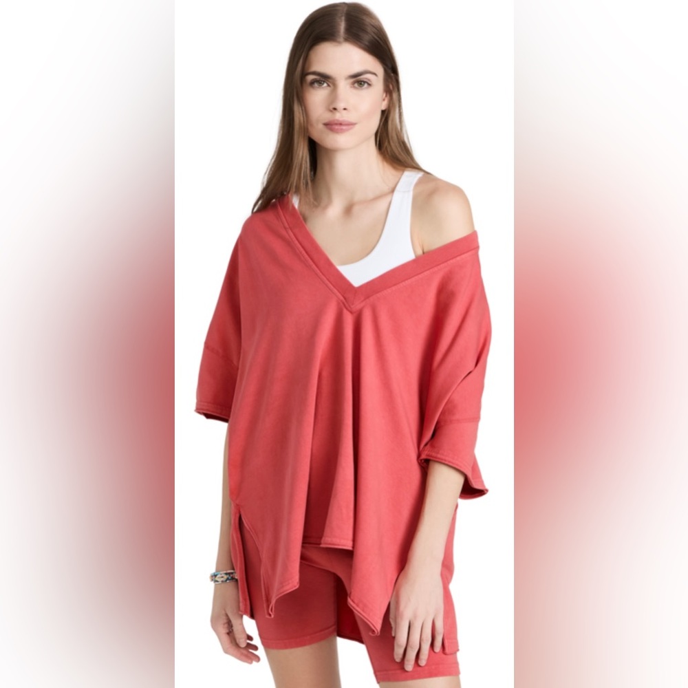 Free People Hot Shot Reversible set in Grapefruit